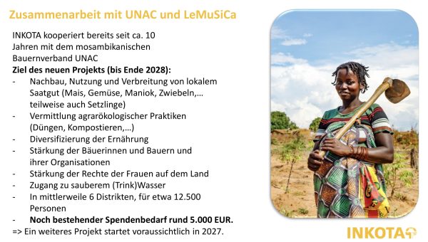 Zusammenarbeit mit UNAC und LeMuSiCa